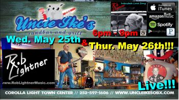 Uncle Ike's Sandbar & Grill, Live Music with Rob Lightner