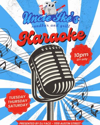 Uncle Ike's Sandbar & Grill, Karaoke