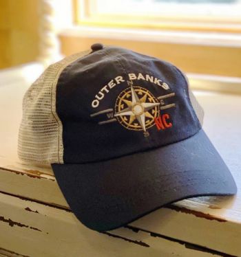 Cotton Gin, Outer Banks Compass Cap (Youth/Small)
