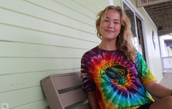 Kitty Hawk Kites, OBX KHK Hang Glider Tie Dye Short Sleeve Tee